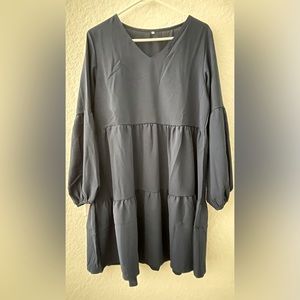 Navy Blue Mini Dress